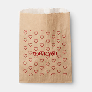 little hearts  favour bag