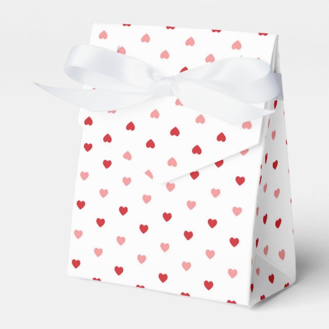 Little Hearts Favour Box (Front Side)
