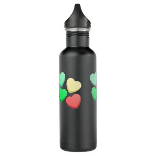 little hearts for all lovely people 710 ml water bottle