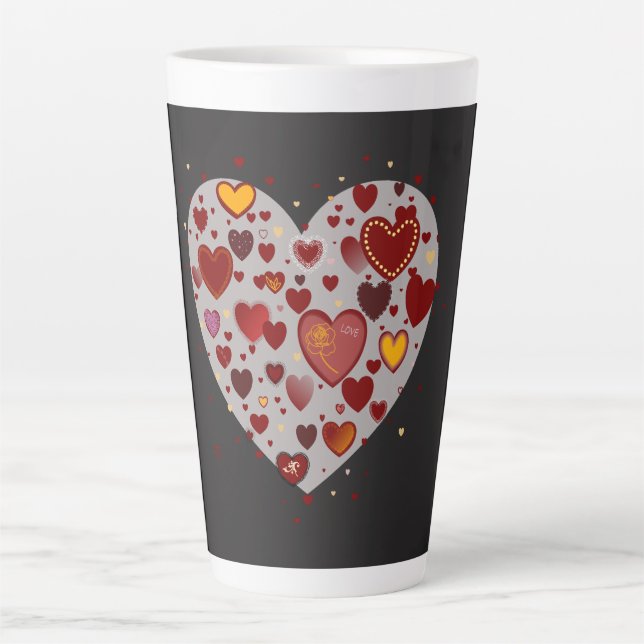 Little Hearts Latte Mug (Front)