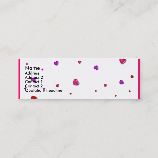 Little Hearts Profile Card (Front)