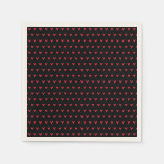 little hearts wedding napkin