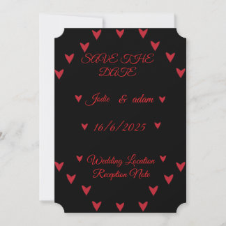 little hearts wedding save the date
