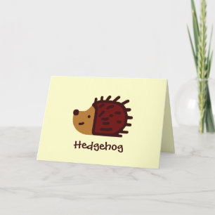 Little Hedgehog! Card