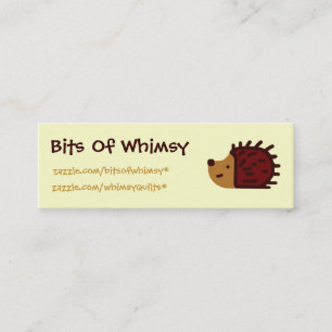 Little Hedgehog! Mini Business Card