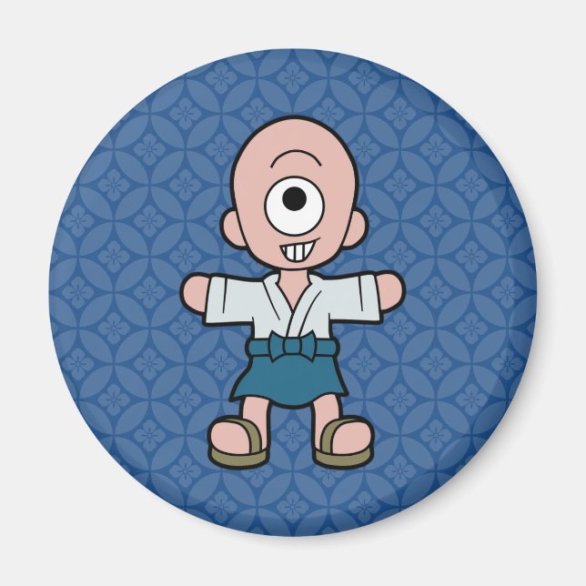 Little Hitotsume-kozo Yokai Magnet (Front)