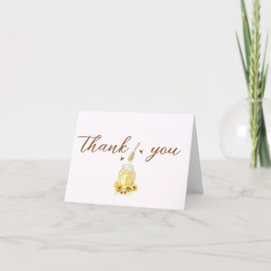Little Honey Baby Shower Thank You Card