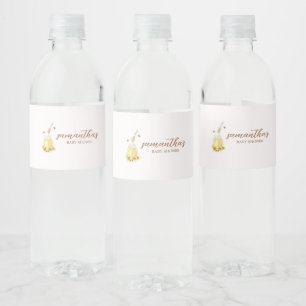 Little Honey Baby Shower Water Bottle Label