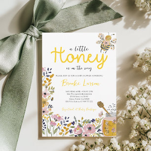 Little Honey Bee Baby Shower Invitation