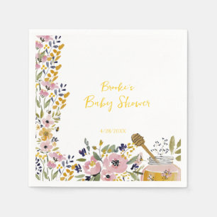 Little Honey Bee Baby Shower  Napkin