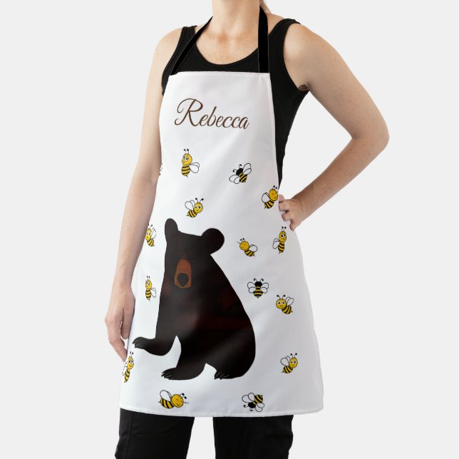 Little Honey Bee Bear Apron (Insitu)
