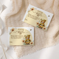 Little honey Bee Bear Baby Shower Diaper