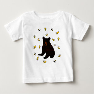 Little Honey Bee Bear Baby T-Shirt