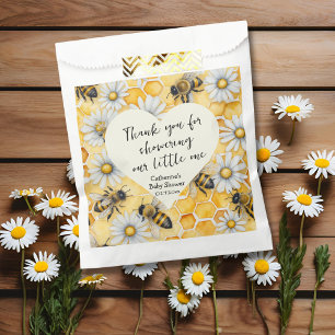 Little Honey Bee Comb Daisy Spring Baby Shower Favour Bag