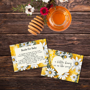 Little Honey Bee Comb Daisy Spring Books For Baby Enclosure Card