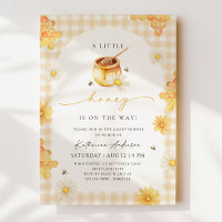 Little Honey Gingham Baby Shower