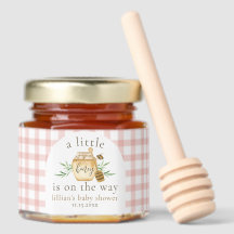 Little Honey Is On The Way Bee Pink Baby Shower
