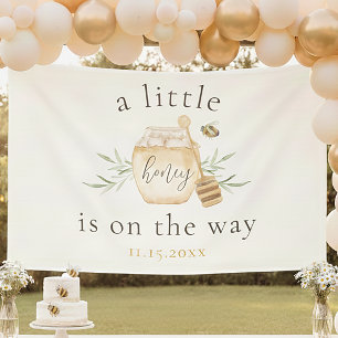 Little Honey On The Way Bee Baby Shower Banner