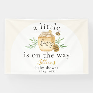 Little Honey On The Way Bee Baby Shower Banner