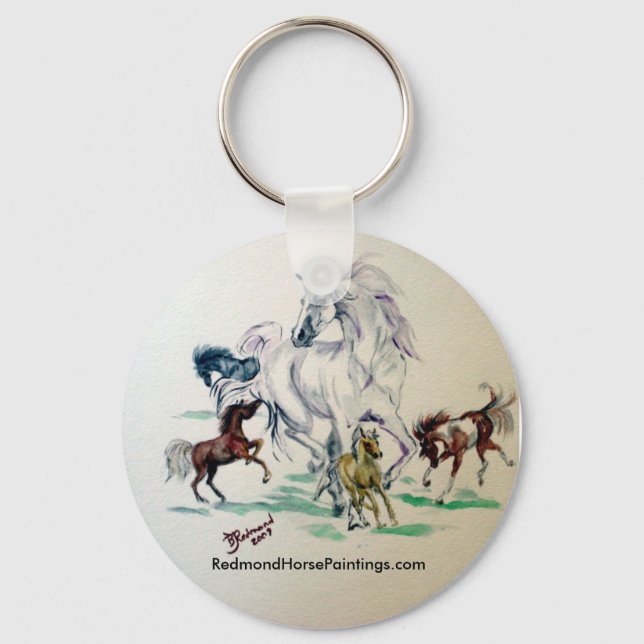 Little Horses Key Ring (Front)