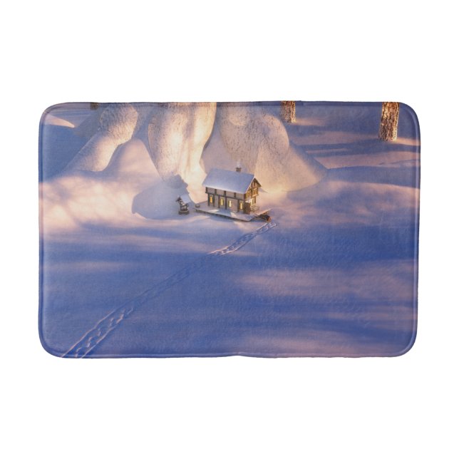 Little House in the Snow Bathmat (Front)