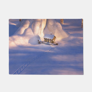 Little House in the Snow Doormat