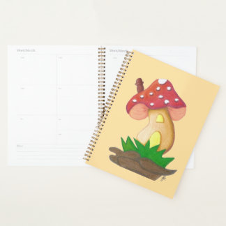 Little House of Cogumelo Caderno Spiral Planner