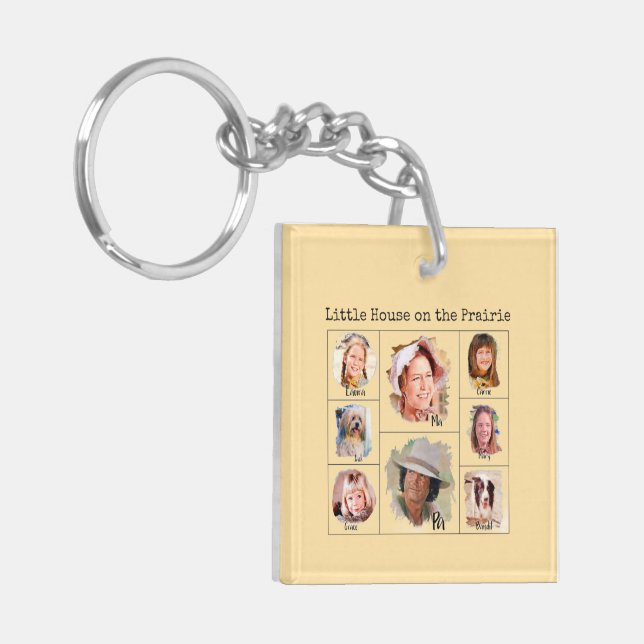 Little House on the Prairie Ingalls Family Key Ring (Front Left)
