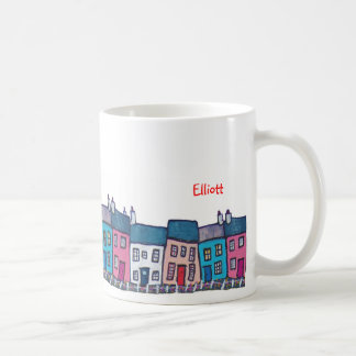 Little Houses on a Hillside Coffee Mug
