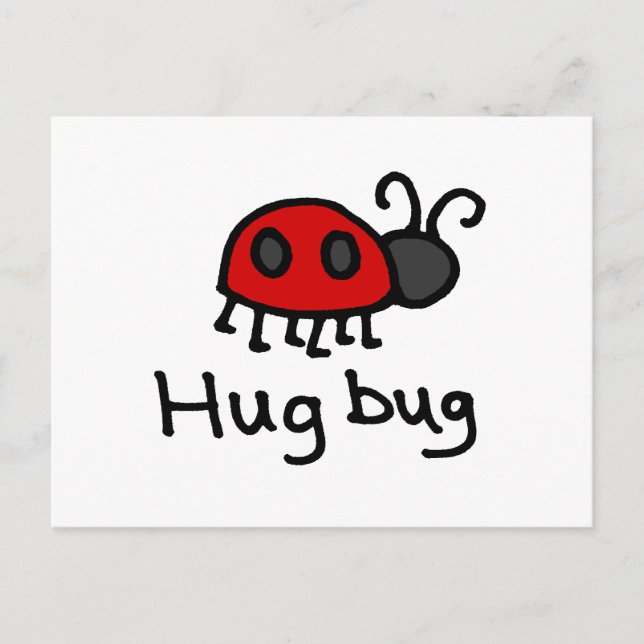 Little Hug Bug Postcard (Front)
