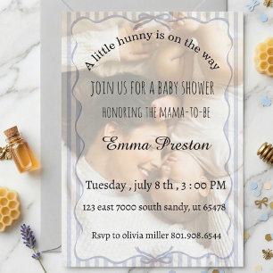 Little Hunny Baby Shower Invitation Personalised