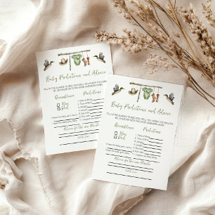 Little Hunter, Advice for new parents game