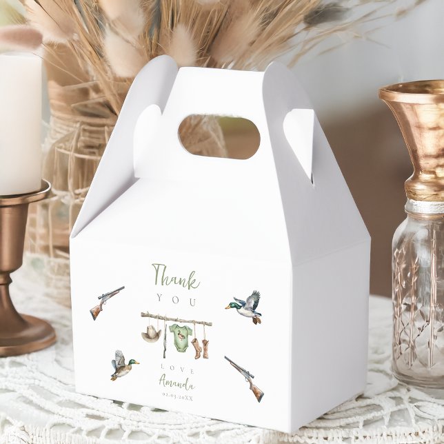 Little Hunter Baby Shower Favour Box (little hunter favor box
)