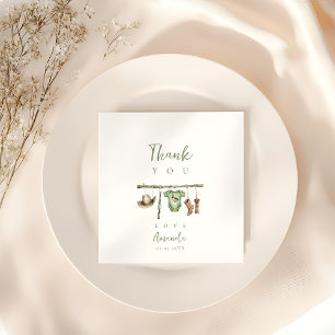 Little Hunter Baby Shower Napkin