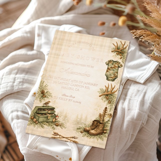 Little Hunter Woodland Keepsake Baby Shower (Creator Uploaded)