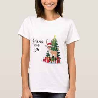 Little Ibex Wear Santa with 'Christmas T-Shirt