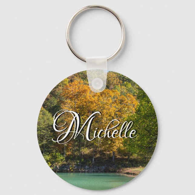 Little Indian Goldie Keychain (Front)