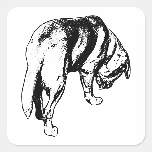 Little Investigator Square Sticker (Front)