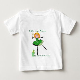Little Irish Princess - My First St. Patrick's Day Baby T-Shirt