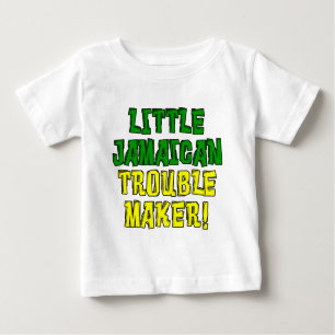 Little Jamaican Trouble Maker Baby T-Shirt