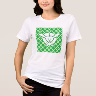 Little Japanese rabbit, green Tri-Blend Shirt