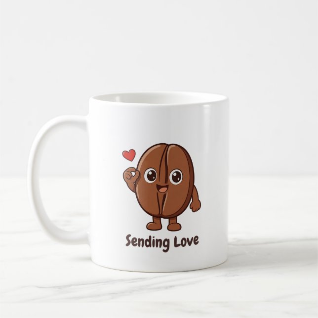 Little Kaka – Sending Love Coffee Mug (Left)