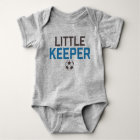 Little Keeper Soccer Baby Bodysuit