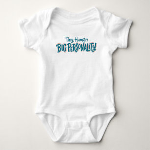 Little Kid Big Personality Baby Bodysuit