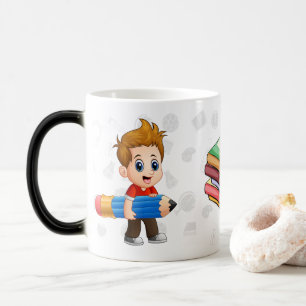 Little Kid, Books    Back to School  Magic Mug