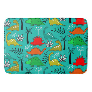 Little Kids Dinosaur Nursery Decor Bath Mat