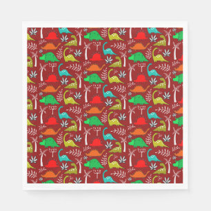 Little Kids Dinosaur Nursery Decor Napkin