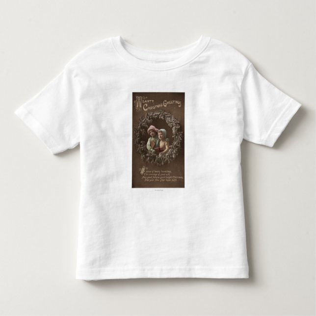Little Kids in Armclasp Toddler T-Shirt (Front)