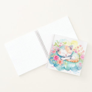 Little kitten bullet journal notebook