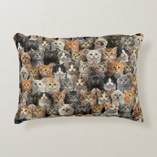 Little Kittens Parade Decorative Cushion